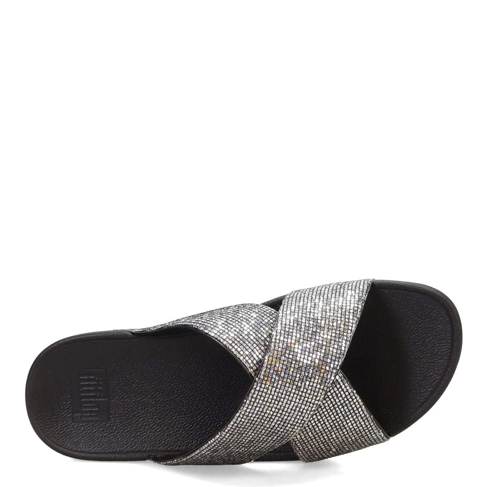 Women's FitFlop, Lulu Glitterball Cross Slide Sandal