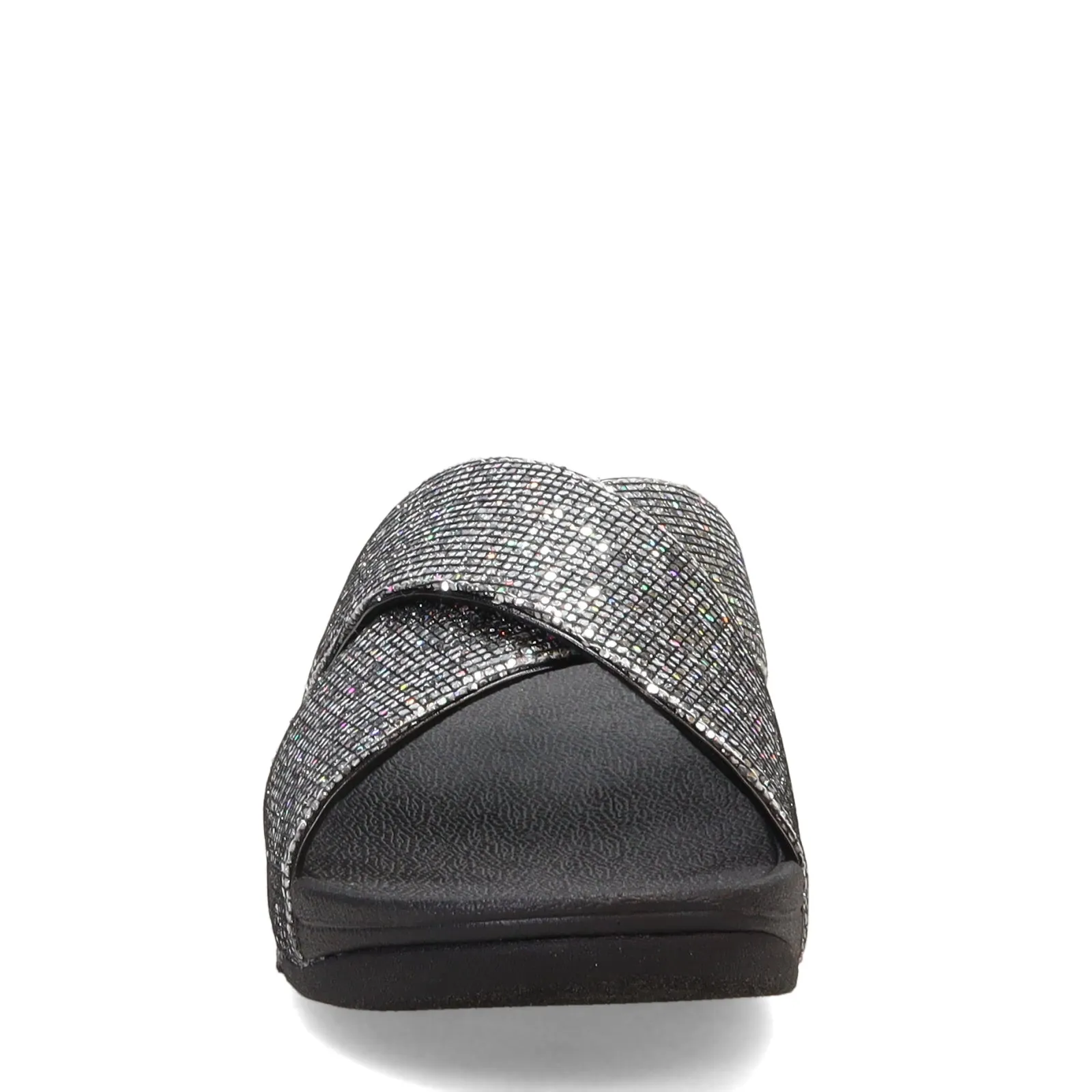 Women's FitFlop, Lulu Glitterball Cross Slide Sandal